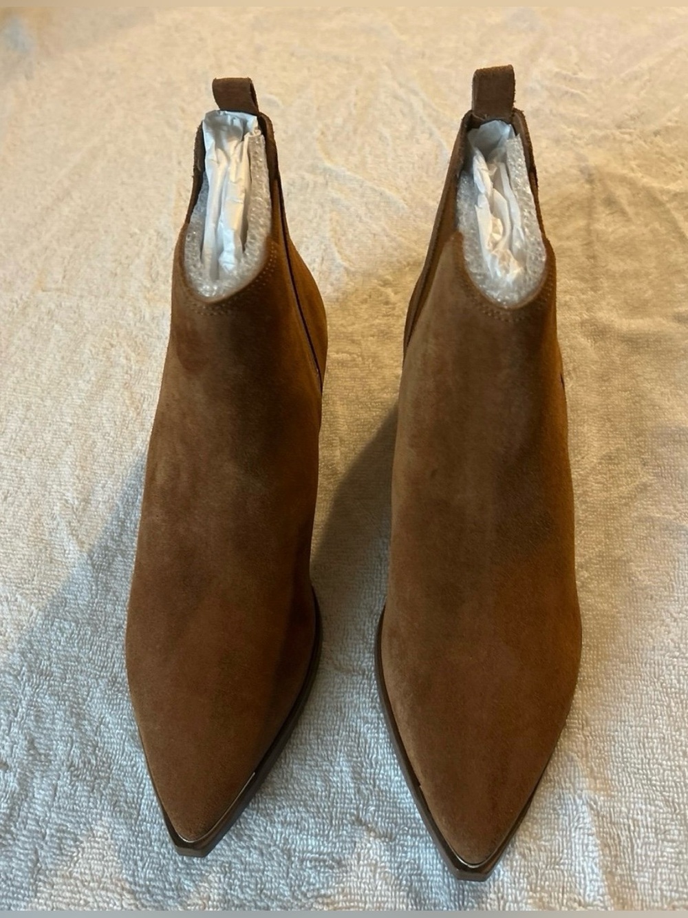 MARC FISHER Boots, New, Size 7.5, Color Light Brown.